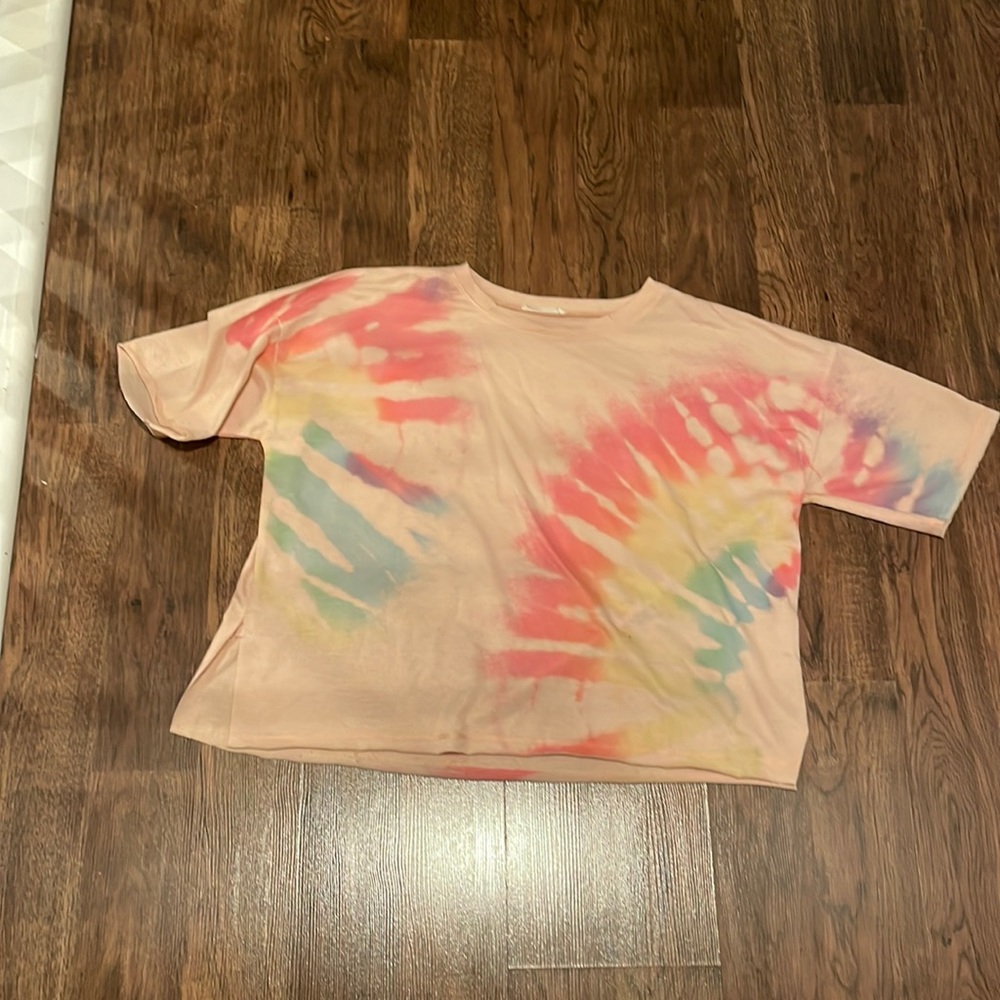 Phil Love Tie Dye Pink Tee Small